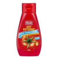 Felix Austria Hot Ketchup ohne Zuckerzusatz 435g