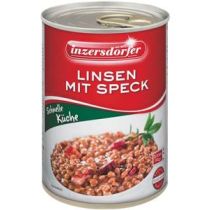 Inzersdorfer Linsen mit Speck 400g