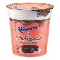 Manner Schokoladenglasur für Sacher Torte 200g