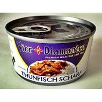 Vier Diamanten Thunfisch scharf 185g