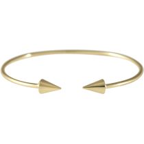 Gemshine - Damen - Armband - Armreif - Gold - Kegel - Kugel - Scandi - Minimalistisch - Geometrisch - Design