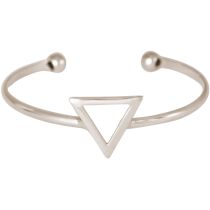 Gemshine - Damen - Armband - Armreif - Silber - Design - Dreieck - Scandi - Minimalistisch - Geometrisch - Des