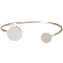Gemshine - Damen - Armband - Armreif - Silber - Design - Kreis - Rund - Scandi - Minimalistisch - Geometrisch 