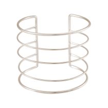 Gemshine - Damen - Armband - Armreif - Silber - Design - Scandi - Minimalistisch - Geometrisch - Design - 7 cm