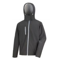 TX Performance Hooded Softshell Jacket Black/Grey XL