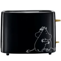 Adexi Moomin Keramik Toaster schwarz Mumin Design Finnland Kabelaufbewahrung
