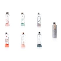 Equa Trinkflasche verschiedene Motive Glasflasche Wasserflasche Sportflasche