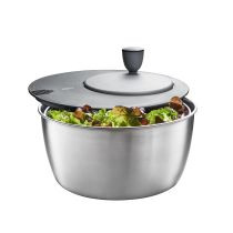 Gefu Salatschleuder Rotare Edelstahl Salat Schleuder Salattrockner Küchensieb