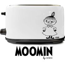 Moomin Toaster Edelstahl 900 Watt Doppelschlitz-Toaster by Adexi