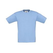 T-Shirt B&C Exact 190 Kids, Sky Blue, Gr. 104