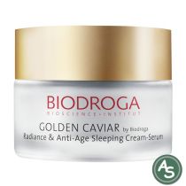 Biodroga Golden Caviar Radiance & Anti-Age Sleeping Cream-Serum - 50 ml