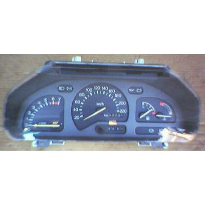 Armaturen Einsatz Ford Fiesta / Courier 81 / 85 Display weiß 220 km/h / Tacho / Tank Anzeige / Temperatur Anze | MAV - [ 4669 ]