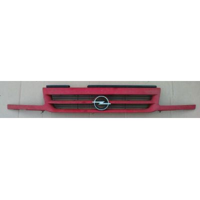 Grill Opel Astra F .1 rot - GM / Vauxhall 9.91 - 8.94 - Kühlergrill / Luftleitgitter Kühler - gebraucht | MAV - [ 3465 - 1 - rot - 3 ]