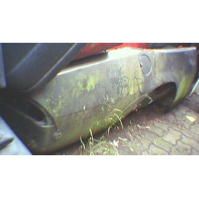 Heckblech Heckteil Opel Manta B Limousine - 9.75 - 8.81 - incl. Seitenteil Abschnitt rot - Reparaturblech / Ka | MAV - [ 1141 ]