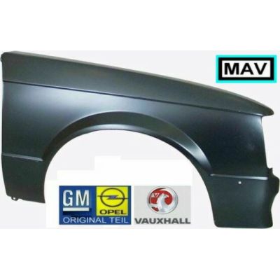 NEU + Kotflügel Opel Kadett D / R / o. Antennenloch - GM / Vauxhall Astra .1 9.79 - 8.83 / 1102110 MF | MAV - 26914oAL MF