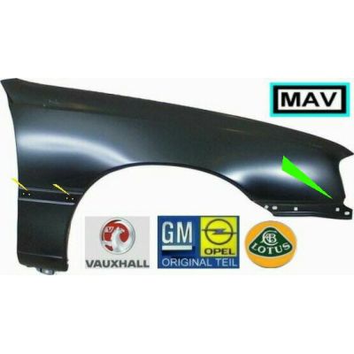 NEU + Kotflügel Opel Omega A .2  R  - ( GM / Lotus / Vauxhall Carlton / 9.90 - 8.93 ) 9037621 1102131 MF 4P | MAV - 26937 4P MF