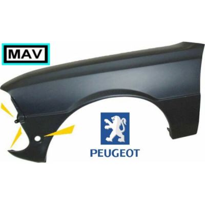 NEU + Kotflügel Peugeot 305 .1 / Links - 9.77 - 8.82 / Original 784071 MF 1 | MAV - 26706 MF 1