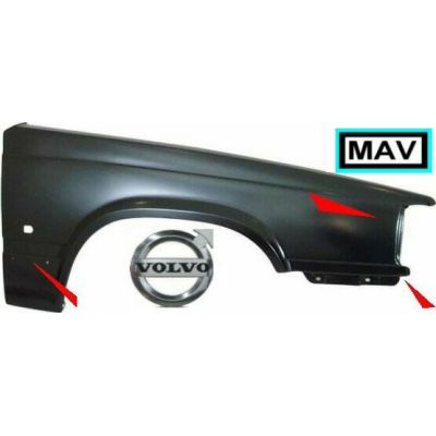 NEU + Kotflügel Volvo 7 .3  740 / R / 744 / 745  - ( 9.89 - 8.92 ) - mit Blinkerloch + Original 3503184 MF | MAV - 27084 MF 740 / EAN:3800957492760