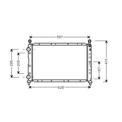 NEU + Kühler Alfa Romeo 145 / 146 1.8i / 1.9 JTD - 6.98 - - Kühlsystem Wasserkühler / Radiator + + + NEU | MAV - 44240