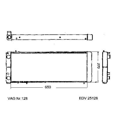 NEU + Kühler Audi 100 44 1.8 Schaltgetriebe - VAG / VW / Audi 9.82 - 8.90 - Audi 100 43 1.8 Schaltgetriebe - V | MAV - 45313 [ 44 ]