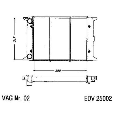 NEU + Kühler Audi 50 86 1.1 HD / HH Schaltgetriebe - VAG / VW / Audi 9.74 - 8.79 - VW Polo / Derby 86 0.9 HA 1 | MAV - 45202 [ Audi ]