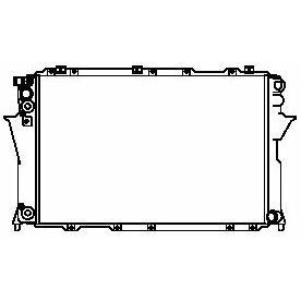 NEU + Kühler Audi A 6 A6 2.6 / 2.8 - V6 - VAG / VW / Audi 9.94 - 8.97 - Audi 100 C4 2.6 / 2.8 - V6 - VAG / VW | MAV - [ 2252 - A6 ]