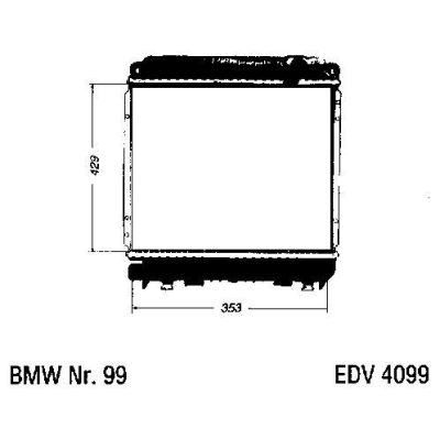 NEU + Kühler BMW 3 E 21 320 / 323 Klimaanlage / Automatic - 9.77 - 8.79 - Kühlsystem - 1120100 1458614 | MAV - 44448