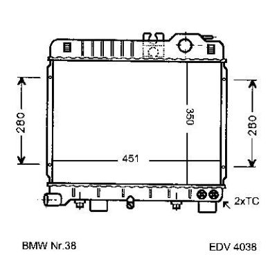 NEU + Kühler BMW 3 E 30 320 / 323 Klimaanlage / Automatic - 9.79 - 8.xx - BMW 5 E 28 520 / 525 Klimaanlage / A | MAV - 44399 [ E 28 ]