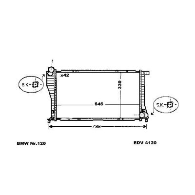 NEU + Kühler BMW 5 E 39 520 / 525 / 530 / D Klimaanlage / Automatic / Schaltgetriebe - 9.98 - 8.04 - BMW 7 E 3 | MAV - 44456 [ E 39 ]