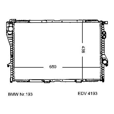 NEU + Kühler BMW 5 E 39 540 Klimaanlage / Automatic / Schaltgetriebe - 9.96 - 8.98 - BMW 7 E 38 728 / 730 / 73 | MAV - 44489 [ E 39 ]