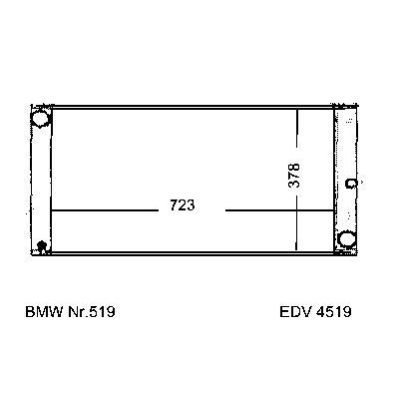 NEU + Kühler BMW 5 E 61 530 - 3.0 - 24V Klimaanlage / Automatic - 9.03 - 8.xx - BMW 7 E 65 730 D / 740 D Klima | MAV - 44496 [ E 61 ]