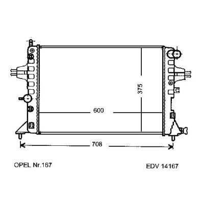 NEU + Kühler Chevrolet Astra .2 / Viva 1.4 - 16V / 1.6 - 16V / 1.8 - 16V Automatic / Klimaanlage - 9.xx - 8.xx | MAV - 45164 [ Chevrolet ]