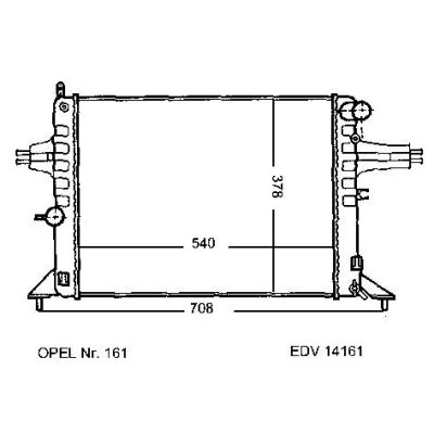 NEU + Kühler Chevrolet Astra .2 / Viva 1.4 - 16V / 1.6 - 16V / 1.8 - 16V Schaltgetriebe - 9.xx - 8.xx - Chevro | MAV - 45161 [ Viva ]