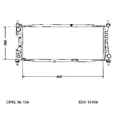 NEU + Kühler Chevrolet Celta 1.5 D / TD / 1.7 D Schaltgetriebe - 9.xx - 8.xx - Opel Corsa B 1.5 D / TD / 1.7 D | MAV - 45119 [ Celta ]