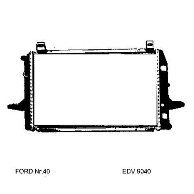 NEU + Kühler Ford Sierra MK 1 1.6 / 1.8 / 2.0 Automatic - 9.84 - 8.86 - Kühlsystem Wasserkühler / Radiator ... | MAV - 44889