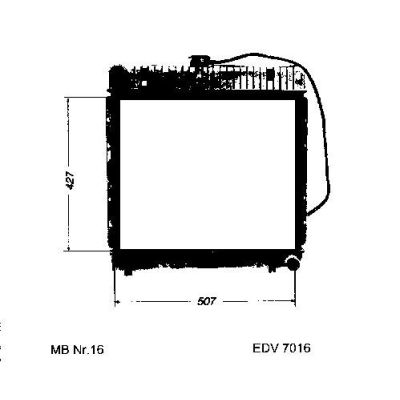 NEU + Kühler Mercedes W 123 200 / 220 / 230 / 240 / 250 / 280 / 300 E / TE / D Schaltgetriebe - DB / Daimler / | MAV - 44617