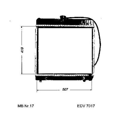 NEU + Kühler Mercedes W 123 200 / 220 / 230 / 240 / 280 E / CE / TE / D Schaltgetriebe / Automatic / Klimaanla | MAV - 44618 [ W 123 ]