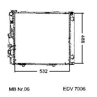 NEU + Kühler Mercedes W 124 280 E Schaltgetriebe / Klimaanlage - DB / Daimler / Benz 9.92 - 8.xx - Kühlsystem | MAV - 44608