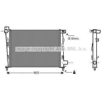 NEU + Kühler Mercedes W 168 A Klasse 140 / 160 Schaltgetriebe / Automatic - DB / Daimler / Benz 9.99 - 8.xx - | MAV - 44659