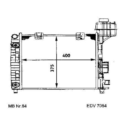 NEU + Kühler Mercedes W 168 A Klasse 140 / 160 Schaltgetriebe / Automatic - DB / Daimler / Benz 9.xx - 8.99 - | MAV - 44662