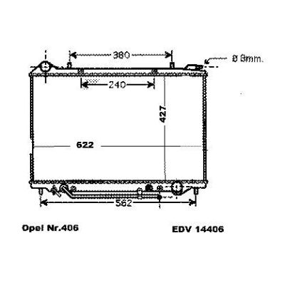 NEU + Kühler Opel Frontera B 2.2 DTi Automatic / Klimaanlage - GM / Vauxhall 9.02 - 8.xx - Vauxhall Frontera 2 | MAV - 45190 [ Opel ]