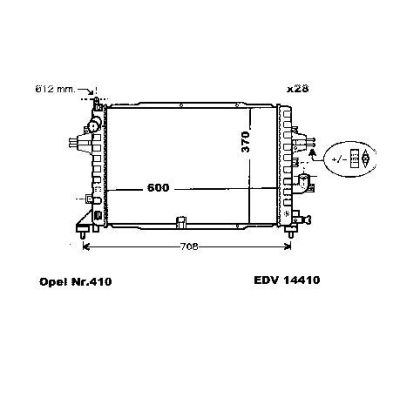 NEU + Kühler Opel Zafira A .2 1.9 CDTi Schaltgetriebe - GM / Vauxhall 9.04 - 8.xx - Chevrolet Zafira 1.9 CDTi | MAV - 45194 [ Opel Zafira ]