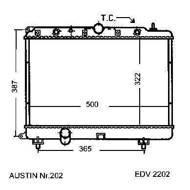 NEU + Kühler Rover 220 2.0 / DT / TD - Austin / BMC 09.95 - 08.99 - Rover 25 2.0 / DT - 09.99 - 08.xx - Kühlsy | MAV - 44290 [ 220 ]