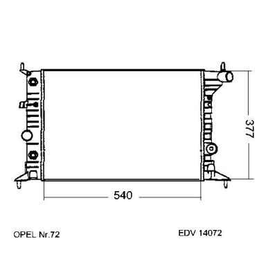 NEU + Kühler Saturn L - Series 1.6 / 1.8 / 2.0 - 16V Schaltgetriebe Schaltgetriebe - 9.xx - 8.xx - Opel Vectra | MAV - 45090 [ Saturn ]