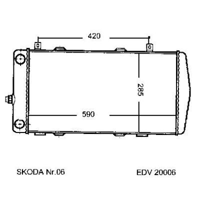 NEU + Kühler Skoda Fabia / Felicia / Pickup 1.4 - 16V / 1.6 Schaltgetriebe / Automatic / Klimaanlage - 9.94 - | MAV - 45026