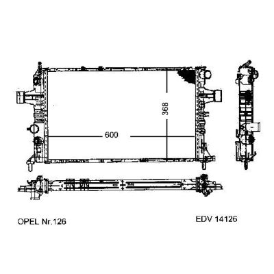 NEU + Kühler Subaru Trafiq 2.0 DTH Schaltgetriebe / Automatic / Klimaanlage - 9.xx - 8.xx - Opel Zafira 2.0 DT | MAV - 45136 [ Subaru ]