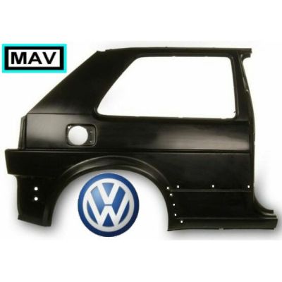 NEU + Seitenteil VW Golf 2  19 .2 / 3 Türer / R  - ( 9.87 - 8.91 ) - Kotflügel Hinten 191809844 D MF NL | MAV - 28661.2 MF NL