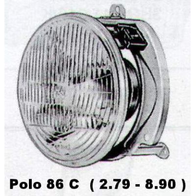 Scheinwerfer VW Polo 86C .1 H4 - 9.82 - 8.90 - gebraucht | MAV - 16973