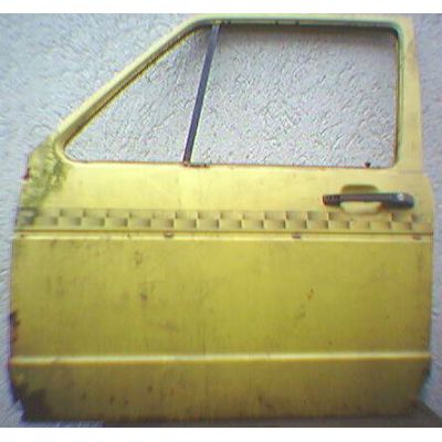 Tür VW Golf 1 / Jetta 1 / Caddy 14 / 16 / 17 .2 4 / 5T / VL gelb - 9.77 - 8.83 - gebraucht | MAV - [ 3691 ]