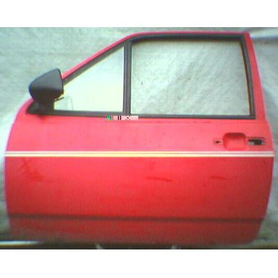 Tür VW Polo / Derby 2 86C .1 2 / 3T / L rot - 9.83 - 8.90 - gebraucht | MAV - [ 3643 ]